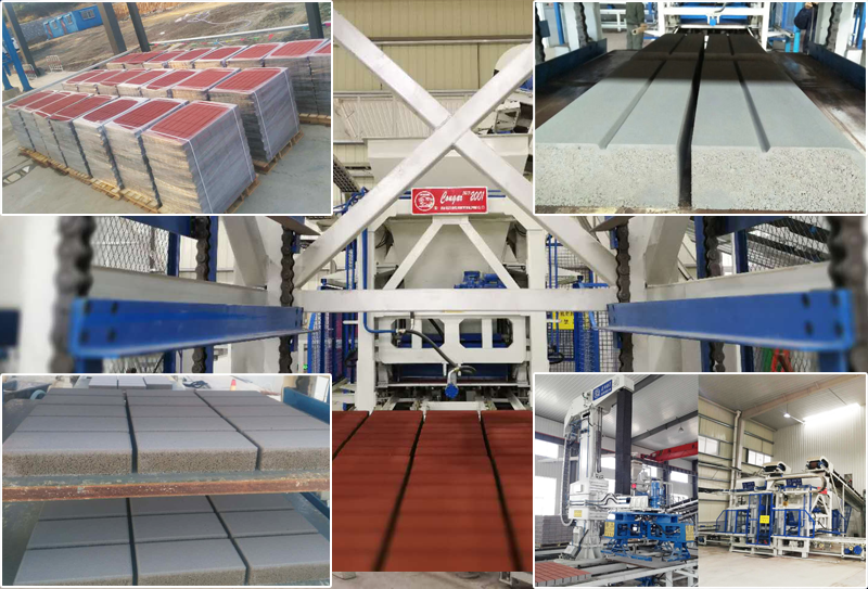 水泥磚制磚設備生產(chǎn)的制品用途有哪些？