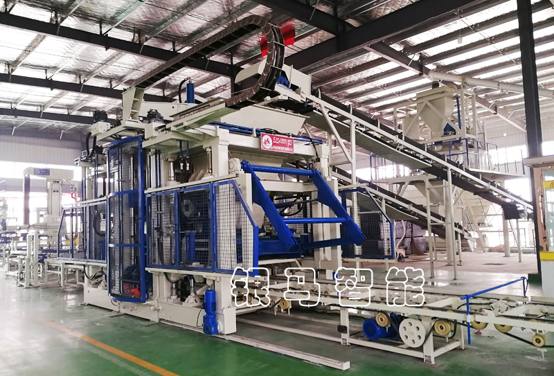 銀馬免燒磚全套設(shè)備實地運行展示