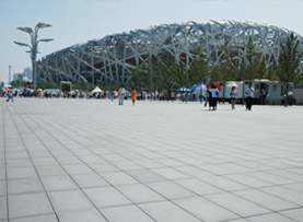 透水磚應(yīng)用于北京鳥巢