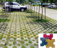 路面磚-X草坪磚